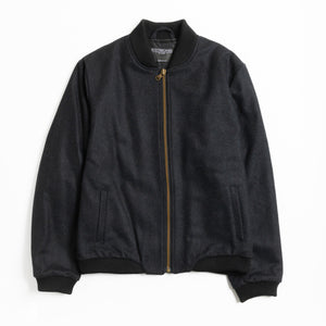 Wool and cashmere bomber jacket made in Italy by rust&bones
