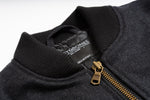 Load image into Gallery viewer, Wool and cashmere bomber jacket made in Italy by rust&amp;bones
